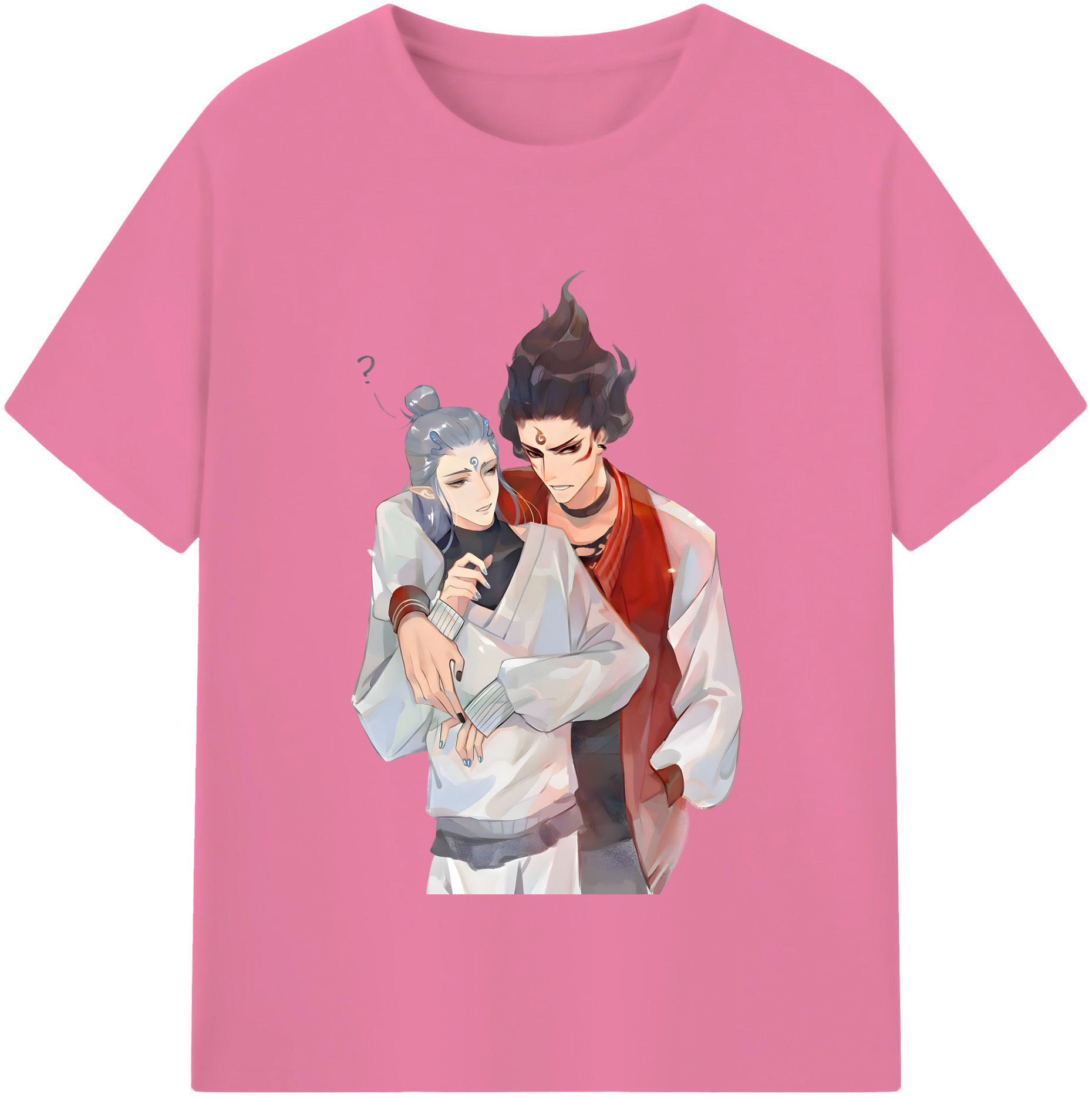 （画像用） Ne Zha 2 ナタ 魔童の大暴れ 綿100％半袖Tシャツ（フロントプリント）